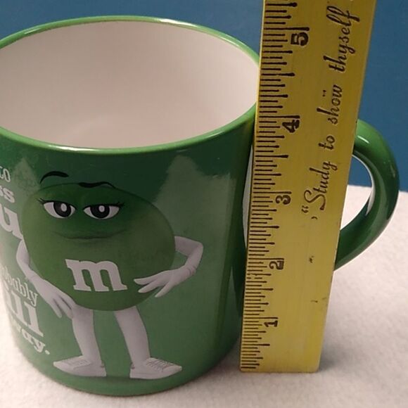 M&M's 2023 Green Coffee Mug I'm not here to impress you... - Picture 7 of 7